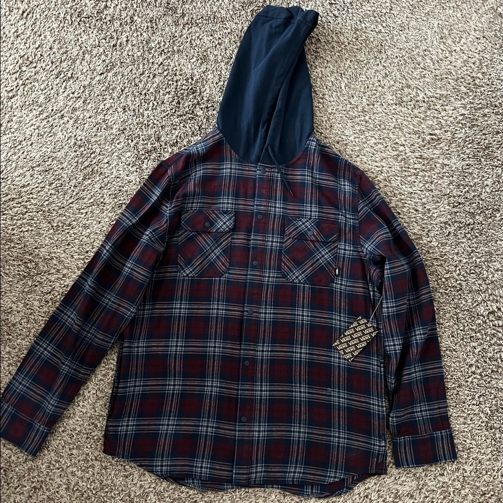 Vans Flannel Hoodie